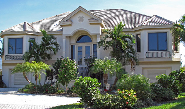 Luxury home in south Florida with home watch services for snowbirds